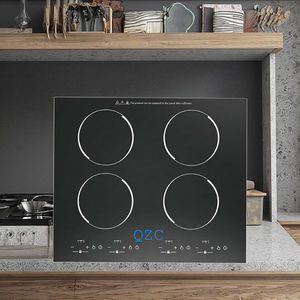 Table de cuisson à induction électrique encastrable 220-240V 7000W à 4 brûleurs, panneau en céramique, commande tactile, compatible avec les woks, contrôlable par application - Product Image 3