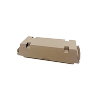 Fabricant sur mesure de boîtes écologiques biodégradables jetables pour hot-dogs, hamburgers, sushis, frites et autres plats rapides, avec gaufrage et dorure