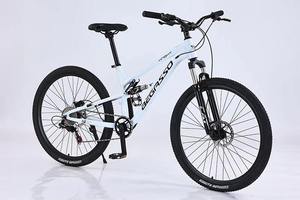 Bicicleta de Montaña de Acero al Carbono de Alto Rendimiento con 24 Velocidades, Horquilla de Suspensión Doble V, Aluminio ZXC-82 de Alta Calidad - Product Image 3