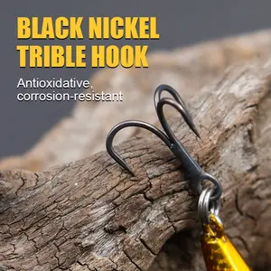 THORFORCE Umpan Pancing Ikan Kecil Umpan 6G Realistis Jerkbait Tenggelam Umpan Keras dengan Treble Hook Menyelam Dangkal Dalam