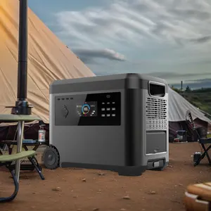 Uso doméstico ao ar livre 2500w 2000w personalizado levou show armazenamento de energia elétrica lifeo4 bateria casa poder portátil ao ar livre 220v