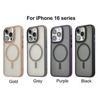 2025 étui de téléphone magnétique anti-empreintes digitales à la mode pour iPhone 16 Plus 16 Pro Max nouveau Design étui de téléphone portable classique