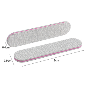 <span class=keywords><strong>Lime</strong></span> à ongles miniature grise, <span class=keywords><strong>lime</strong></span> à ongles en gel, papier de verre double face, 9*2cm, outils d'art des ongles droits, fournitures - Product Image 5