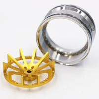 Grand kit de moyeu de roue de pont de portail en métal pour 1/10 pièces de rechange de mise à niveau en métal de voiture RC Services d'usinage produit pièces RC ACCS