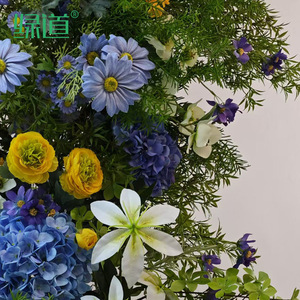 Arche de fleurs artificielles Greenway pour décoration de mariage, thème forêt, arrangement paysager personnalisé - Product Image 2