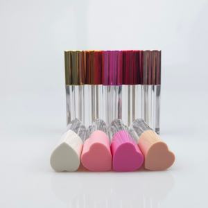 Tubos de Brillo Labial Coloridos en Forma de Corazón Rosa de Marca Privada, Envases Cosméticos - Product Image 5