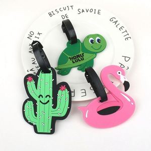 Custom <b>Silicone</b> <b>Luggage</b> <b>Tag</b> Cartoon PVC Soft <b>Rubber</b> Travel <b>Luggage</b> <b>Tag</b> Custom logo Promotional <b>Luggage</b> Accessories - Product Image 6