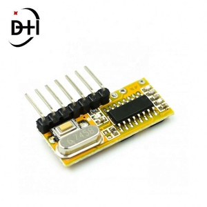 โมดูลรับสัญญาณรีโมทไร้สายแบบเรียนรู้ได้ RXC6 5V 4 ช่องรับสัญญาณ RXC6 ซูเปอร์เฮเทอโรไดน์ แบบเรียนรู้ได้ 433M - Product Image 4