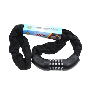 YH1366 chaîne de vélo en acier et câble de verrouillage de <span class=keywords><strong>moto</strong></span> combinaison antivol serrure de vélo avec mot de passe cylindres de verrouillage produit - Product Image 5