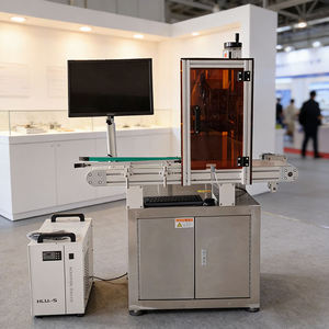 Máquina de Marcado Láser UV Industrial con Autoposicionamiento, Banda Transportadora, Protección de Seguridad, Colocación Irregular, Grabado de Logotipos/Códigos/Patrones para Fábrica - Product Image 1