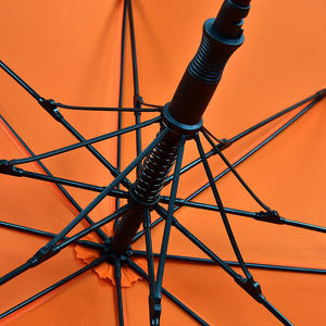 बड़े आकार का सीधा वाटरप्रूफ जे हैंडल पुरुष यूवी सन डबल कैनोपी कस्टम लोगो मुद्रित विंडप्रूफ बिजनेस गोल्फ छाता - Product Image 5