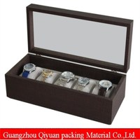 Boîte à bijoux en bois de luxe personnalisée, boîtes de montre, boîtes de montre, emballage, boîte-cadeau de montre en bois