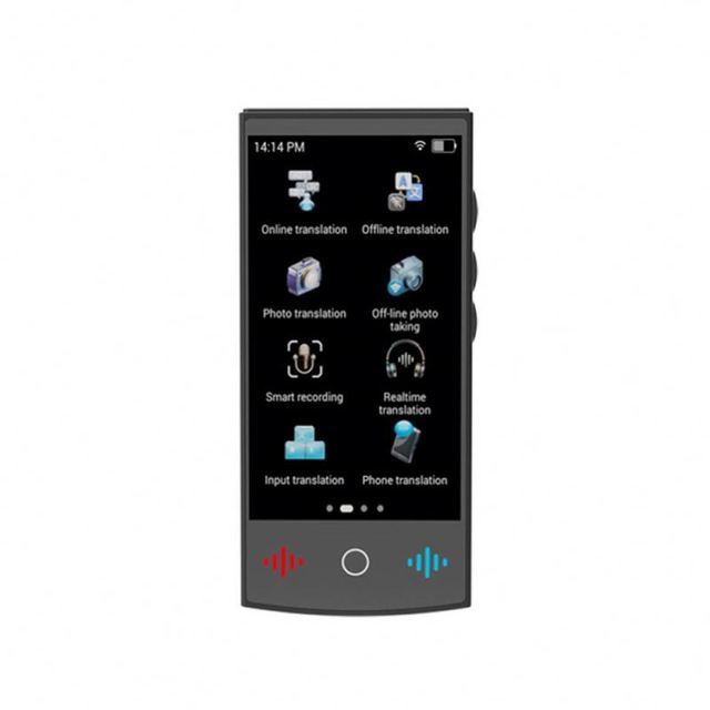 160-Language Wholesale Portable WIFI Smart AI Voice Pocket Translator Business Travel Real Time Online/Offline IPS 2.4inch
