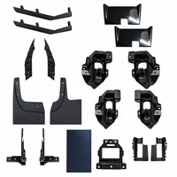 Pièces de carrosserie automobile, garniture de calandre avant, gauche et droite, noir brillant, remplacement pour BYD Shark 6 Pickup Truck