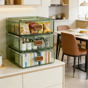 Juego <span class=keywords><strong>de</strong></span> Recipientes Acrílicos para Alimentos, Caja <span class=keywords><strong>de</strong></span> Almacenamiento Transparente para Cosméticos, Uso Doméstico, Multifuncional, Capacidad <span class=keywords><strong>de</strong></span> 6L, Precio al por Mayor - Product Image 6