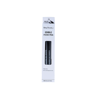 Marqueur alimentaire professionnel certifié BRC, encre comestible, pointe ronde double face de 6 mm pour la décoration de gâteaux en fondant/glaçage