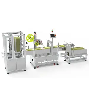 Automatic Egg Carton Egg Box Top And Side 2 Sides Adhesive Labeling Machine