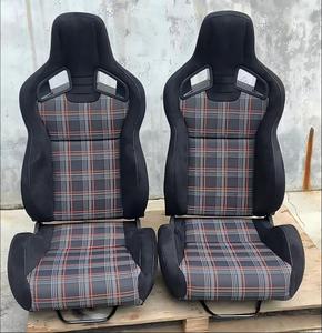 Funda Universal <span class=keywords><strong>para</strong></span> Asiento Deportivo Estilo Recaro CS <span class=keywords><strong>para</strong></span> VW Golf GTI MK6 MK7 Subaru WRX STI Mazda MX5 - Product Image 2