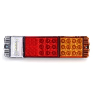 1X ไฟท้าย LED 47ดวงโคมไฟสี่เหลี่ยมผืนผ้า12V สำหรับรถกระบะ Hj47 <span class=keywords><strong>Hj45</strong></span> Fj45 Fj40 - Product Image 1