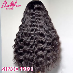 Perruque 13X4 Water Wave sans colle, en dentelle HD transparente, <span class=keywords><strong>cheveux</strong></span> humains vierges indiens pré-épilés, longue, résistante à la chute, qualité supérieure - Product Image 6