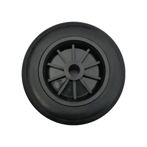 Solid Rubber Wheel 125mm Diameter 32mm Width Firm Tread <b>For</b> <b>Tool</b> <b>Carts</b> - Product Image 4