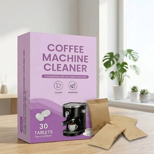 Tablettes détartrantes et nettoyantes pour machine à café, nettoyage en profondeur et détartrage pour toutes les machines à café, machine à expresso, OEM, marque privée - Product Image 1