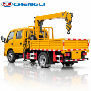 Camion grue JMC 4x2 de 2,8 tonnes, camion grue pour le transport de matériaux de construction et de matériel - Product Image 2
