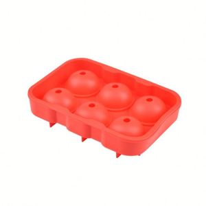 Silicone Ball Mold With Lid Quick Freezing Ice Cube <b>Block</b> Maker Box Household Reusable Whiskey Drink Tool - Product Image 1