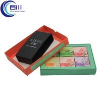 Caja de Regalo de Papel de Lujo Elegante y Colorida Personalizada, Caja de Embalaje Rígida con Tapa y Base de Papel, con Funda para Productos de Jabón