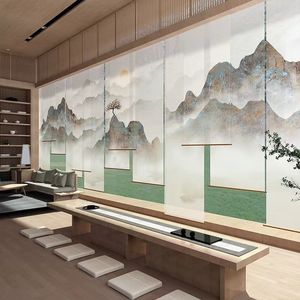 Tende a Rullo Motorizzate con Motivo Paesaggistico in Stile Cinese, Vendita Diretta di Tapparelle e Tende Automatiche - Product Image 4