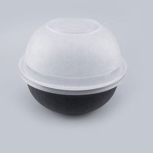 Récipient alimentaire jetable écologique en plastique PP Football Design avec couvercle 1050ml bol rond pour soupe de nouilles moulée par injection - Product Image 5