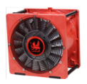Kipas Aksial PPV Ventilasi Blower Tekanan Positif Casing Plastik Peniup Asap