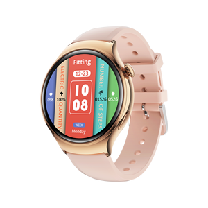 Reloj Inteligente M11 NFC de Alta Calidad, con Bluetooth, Pantalla Redonda, Acero Inoxidable, Resistente al Agua IP68, Monitor de Ritmo Cardíaco, para Mujer - Product Image 1