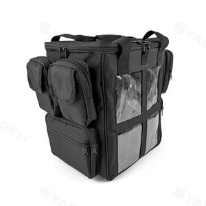 กระเป๋าถือใส่การ์ดซื้อขายระดับพรีเมียมกันน้ำสีดำกำหนดเองขายส่ง - Product Image 3