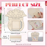 Cadre photo DIY à peindre soi-même, idéal pour le graffiti, artisanat créatif, cadeau de fête des Mères, décoration pour la maison – Vente chaude