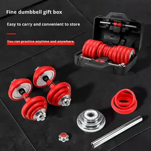 BunnyHi YL023 Équipement de gym, <span class=keywords><strong>haltères</strong></span> de fitness 10kg 15kg 20kg 30kg 40kg 50kg, <span class=keywords><strong>haltères</strong></span> et barres réglables rapidement - Product Image 5