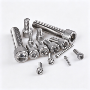 Tornillos de Cabeza Cilíndrica Moleteada con Rosca Hexagonal de Acero Inoxidable GB70.1 Resistentes a la Corrosión, Pernos de Cabeza Allen - Product Image 1
