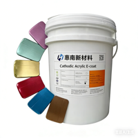 Revêtement de laque acrylique électrophorétique à base d'eau avec finition peinture antique