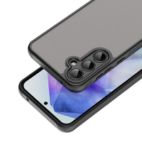 Pour Samsung Galaxy A17/A57/A37 5G Matériel TPU PC Semi-transparent Mat Anti-empreintes digitales Couleur unie Fundas