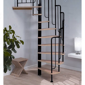 <span class=keywords><strong>Escalier</strong></span> en bois Prima <span class=keywords><strong>avec</strong></span> marches, <span class=keywords><strong>escalier</strong></span> d'entrée intérieure, <span class=keywords><strong>escalier</strong></span> de hall, barre de suspension de lustre, garde-corps en acier, <span class=keywords><strong>escalier</strong></span> en acier - Product Image 3