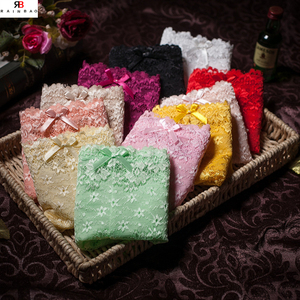 Vente flash, sous-vêtements pour femmes de haute qualité, sous-vêtements pour femmes de couleur unie, shorts sexy pour femmes, culottes avec dentelle - Product Image 4