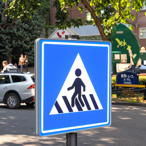 Thiết kế mới chất lượng cao tự phát sáng an toàn đường bộ signage LED hợp kim nhôm cho người đi bộ crosswalk dấu hiệu giao thông - Product Image 6