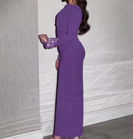 Robe élégante pour femmes, taille cintrée, manches longues, nouvelle collection automne, tailles S-XXL