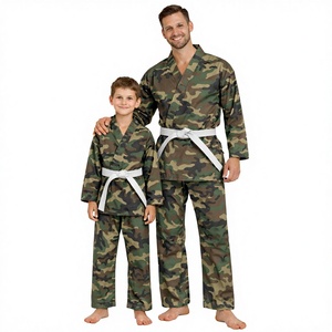 Custom 2026 Camouflage Martial <b>Arts</b> Gi Uniform <b>Set</b> for Men Adults Front Logo 100% Cotton Karate Training Suit Wholesale Supplier - Product Image 3