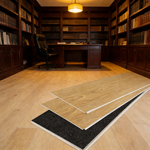 Suelo Vinílico SPC Estilo Madera, Resistente al Agua, Fácil de Instalar, para Interiores, Precio de Fábrica, Ideal para Supermercados y Oficinas - Product Image 2