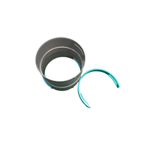 Tuyau PE d'air frais gris clair PP DN75 DN90 DN110 DN160 DN200 avec connexion directe de diamètre égal