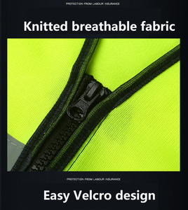 Chaleco de Seguridad Clase 2, Ropa de Trabajo de Alta Visibilidad, <span class=keywords><strong>Cinta</strong></span> Reflectante, Ropa de Trabajo con Reflector, Ropa de Seguridad Reflectante - Product Image 6