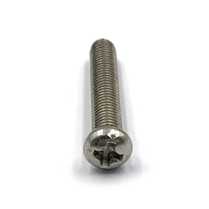 Tornillos de máquina de cabeza ovalada plana de acero inoxidable/acero al carbono con sistema de medición métrico - Product Image 3