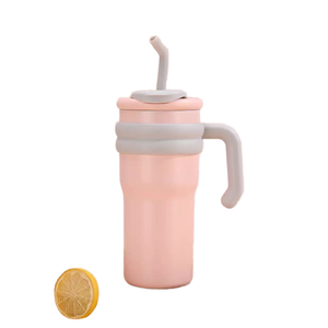 Vaso Térmico de Acero Inoxidable 316 con Aislamiento al Vacío, Doble Pared, con Asa, Antiderrames, Portátil, para Exteriores y Auto, 500 ml, 6-12 Horas - Product Image 1