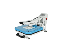 Presse à chaud semi-automatique magnétique à ouverture automatique 2026, avec plateau coulissant 38x38cm, pour transfert d'impression sur T-shirts